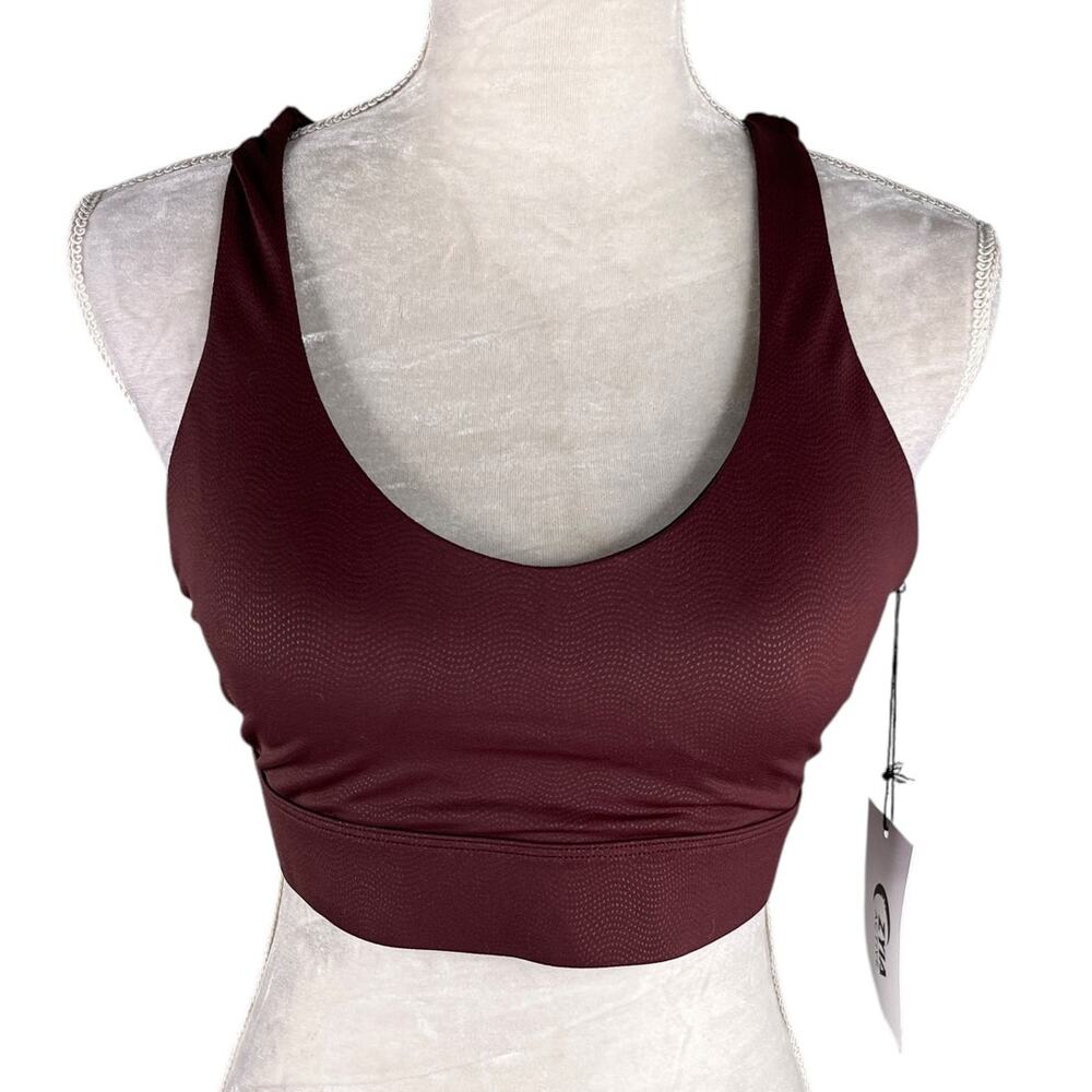 Zyia Active Fig Vibration Light N Tight Strappy Bra XXL New